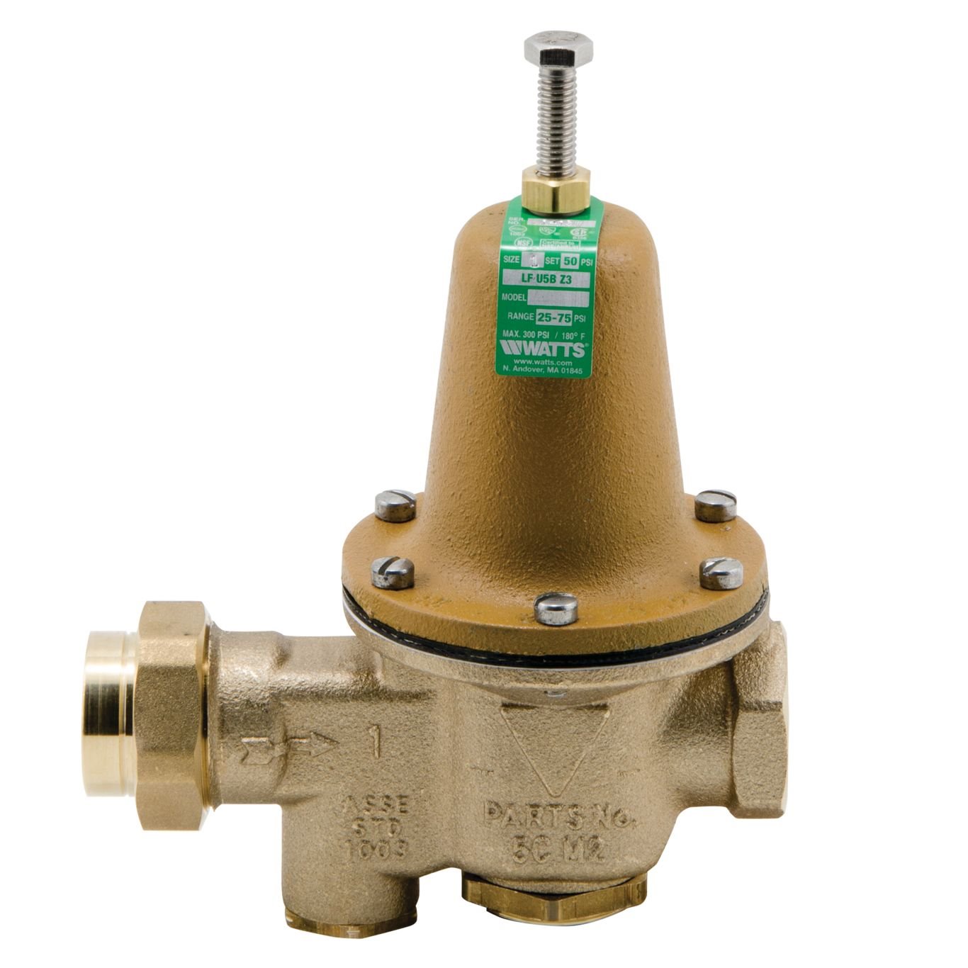 Watts® Series LFU5B Water Pressure Reducing Valves Watts® Pressure