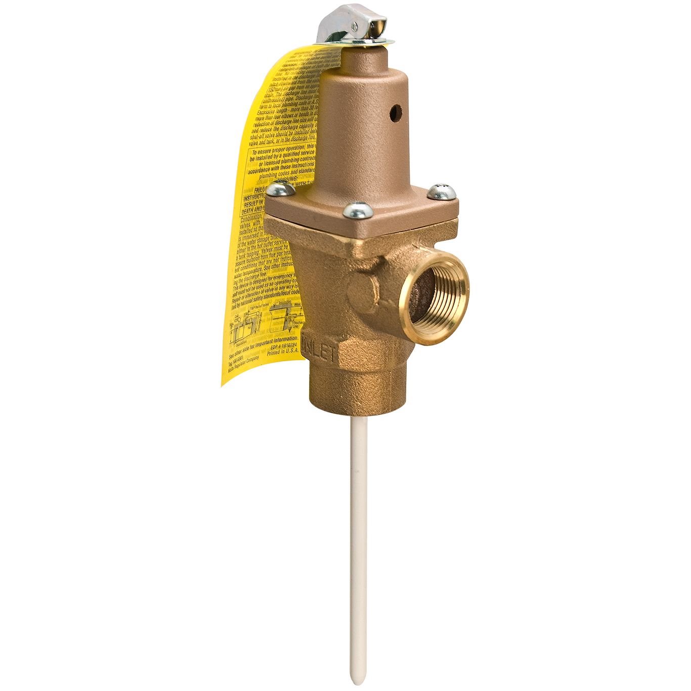Watts T and P Relief Valve 1 in Thermostat tillescenter Fittings