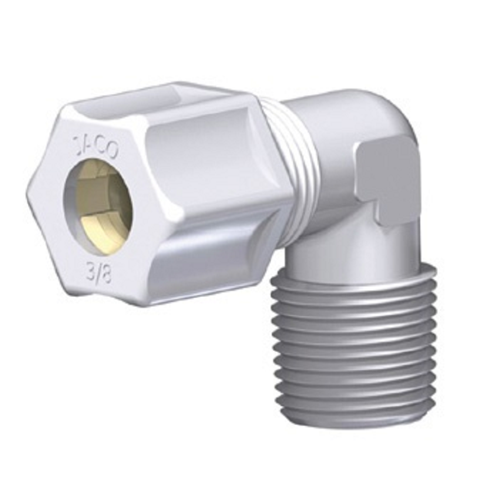 Jaco Union, Male and Female Elbow Connectors JACO Thermoplastic