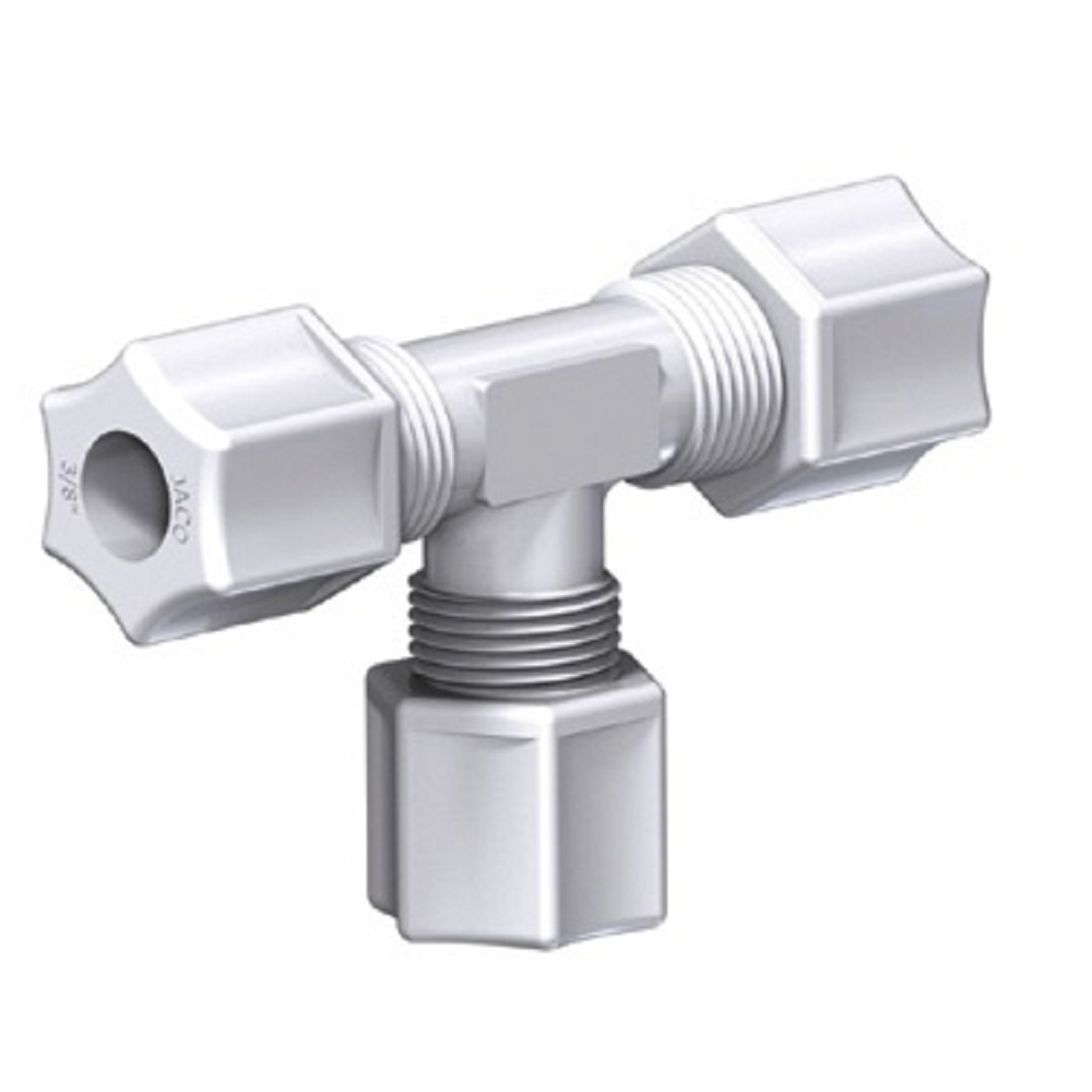 Jaco Union, Male and Female Tee Connectors JACO Thermoplastic